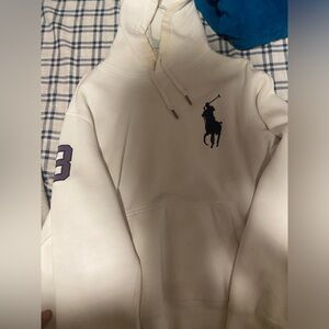 White Polo hoodie